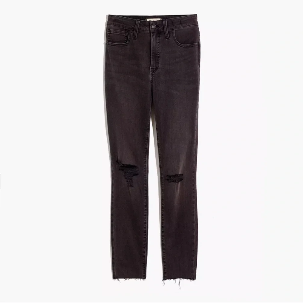 Madewell Curvy High-Rise Skinny Jeans in Black Sea Sz 31 - Picture 2 of 10